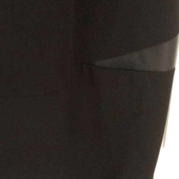 Spense Black Dress with mesh upper overlay - Picture 2 of 3